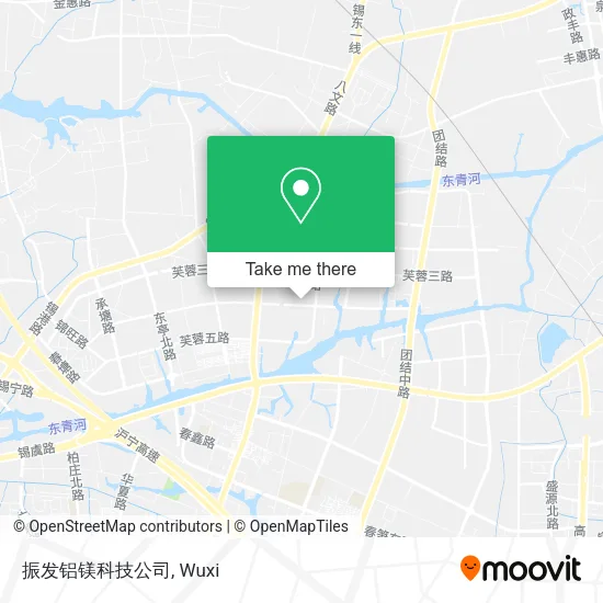 振发铝镁科技公司 map