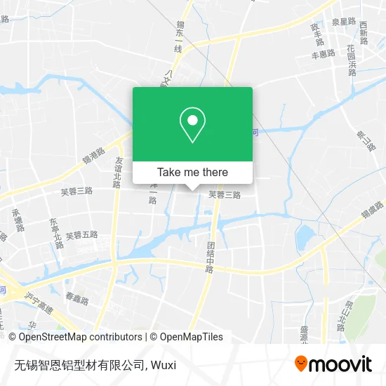 无锡智恩铝型材有限公司 map