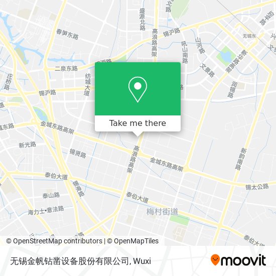 无锡金帆钻凿设备股份有限公司 map