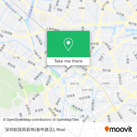 深圳欧陆风装饰(春申路店) map