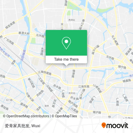 爱青家具批发 map