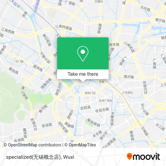 specialized(无锡概念店) map