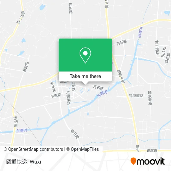 圆通快递 map