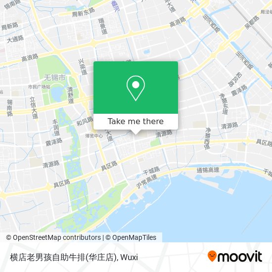 横店老男孩自助牛排(华庄店) map