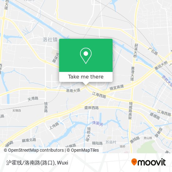 沪霍线/洛南路(路口) map