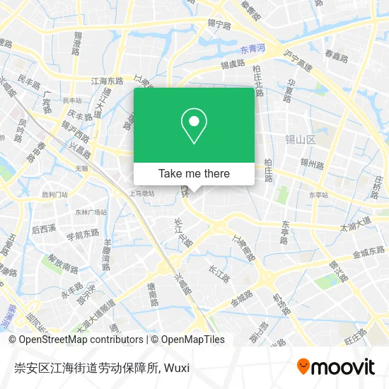 崇安区江海街道劳动保障所 map