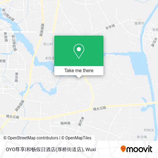 OYO尊享|和畅假日酒店(厚桥街道店) map