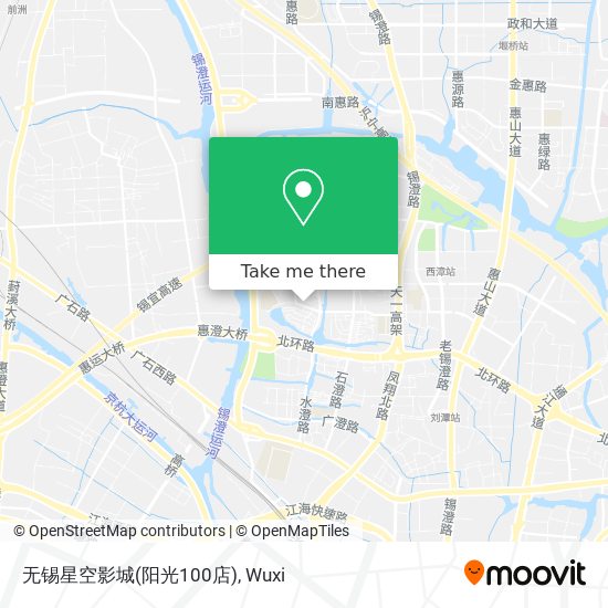 无锡星空影城(阳光100店) map