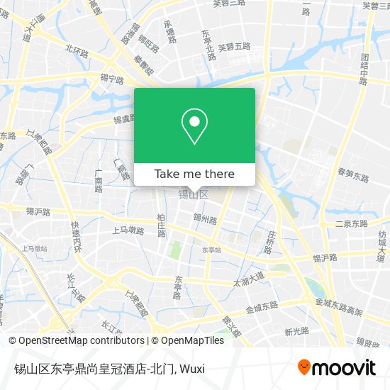 锡山区东亭鼎尚皇冠酒店-北门 map