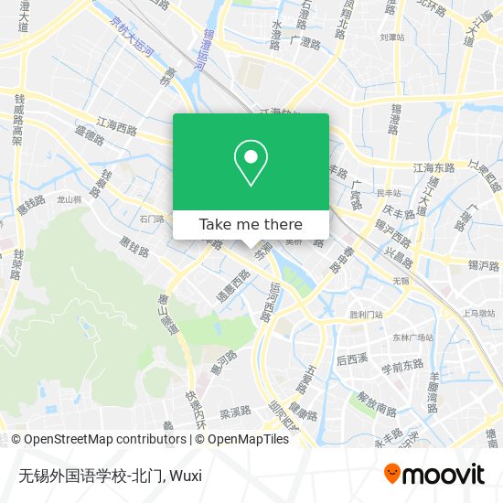无锡外国语学校-北门 map