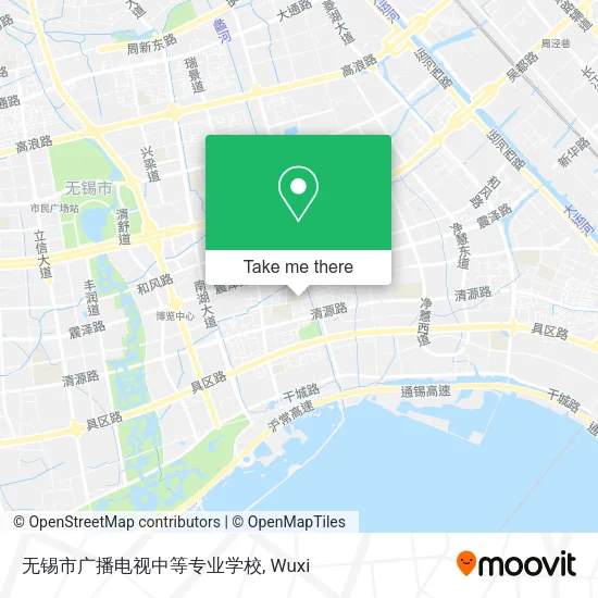 无锡市广播电视中等专业学校 map