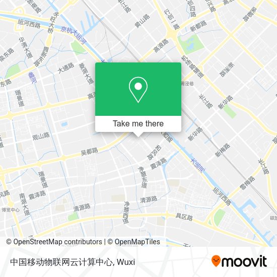 中国移动物联网云计算中心 map