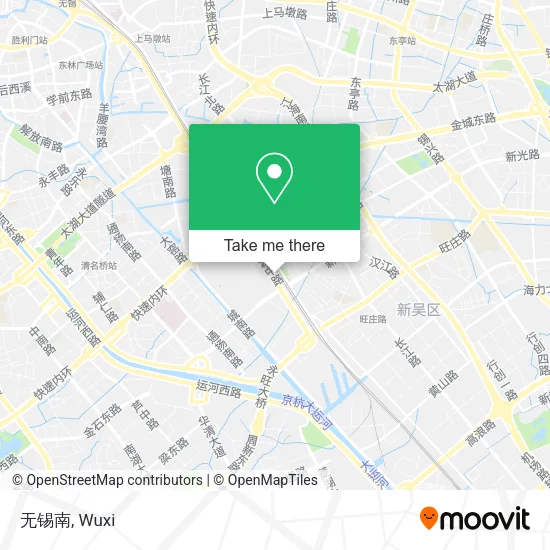 无锡南 map