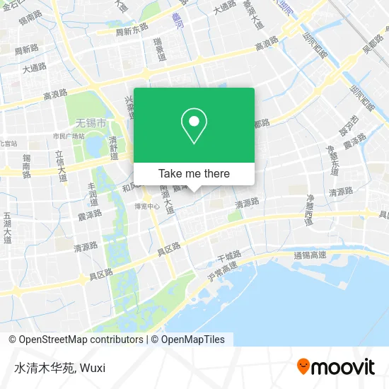 水清木华苑 map
