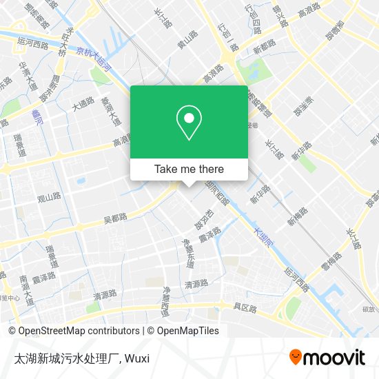 太湖新城污水处理厂 map
