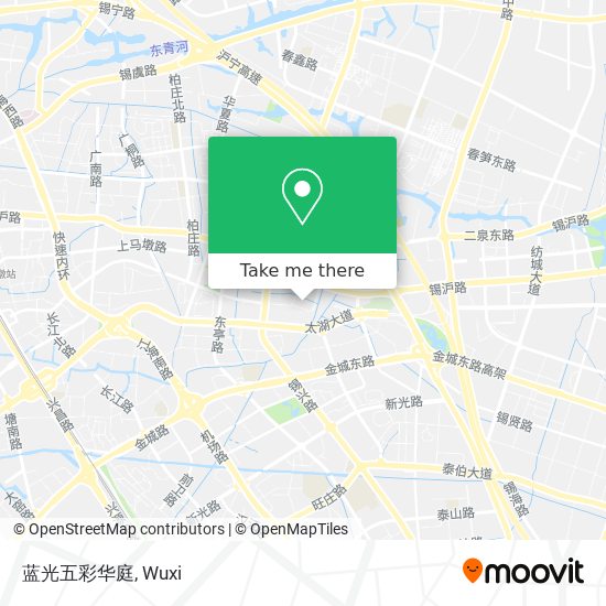 蓝光五彩华庭 map