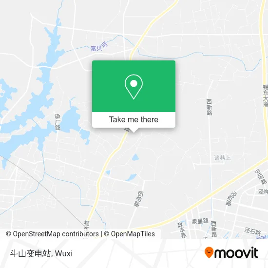 斗山变电站 map