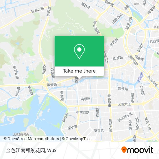 金色江南颐景花园 map