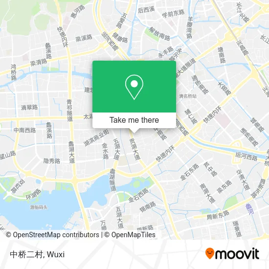 中桥二村 map