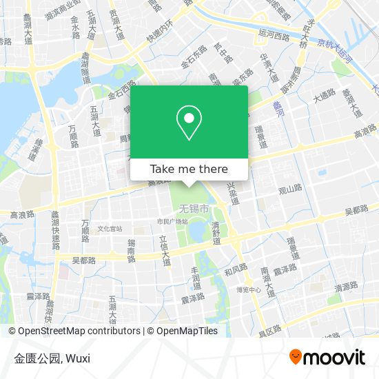 金匮公园 map