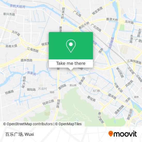 百乐广场 map