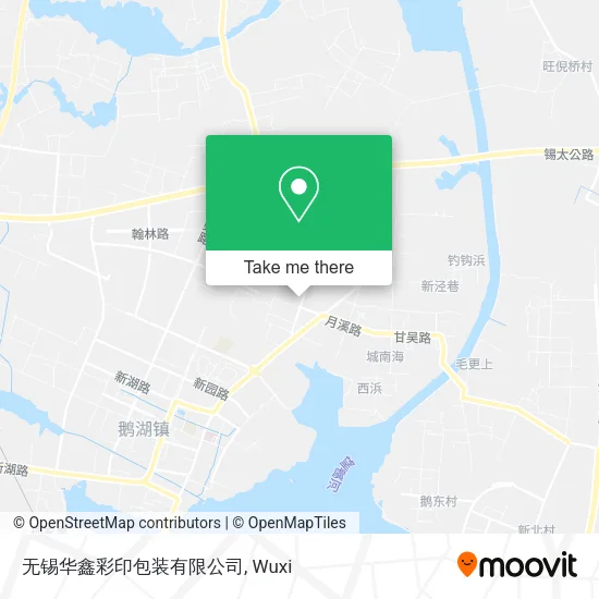 无锡华鑫彩印包装有限公司 map