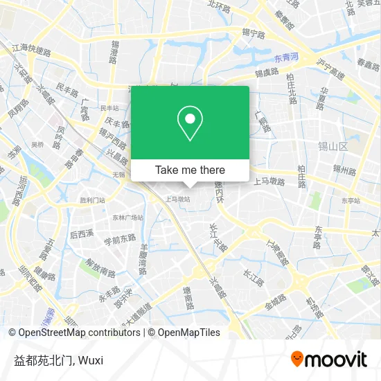 益都苑北门 map