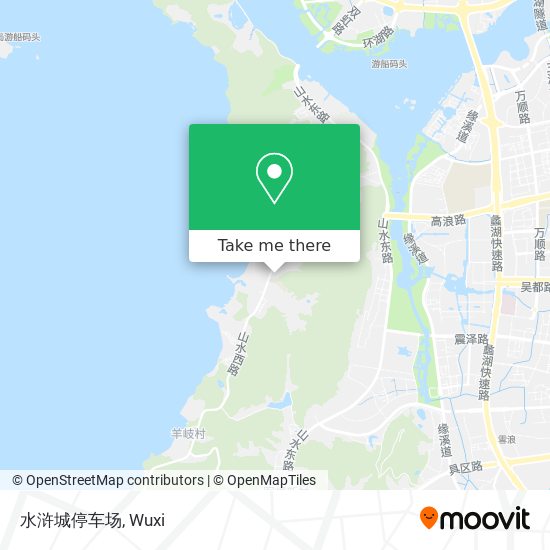水浒城停车场 map