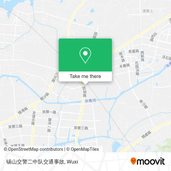 锡山交警二中队交通事故 map