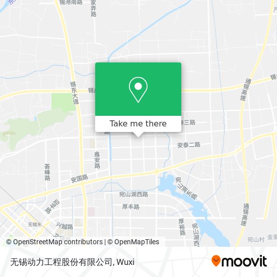 无锡动力工程股份有限公司 map