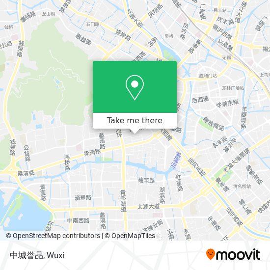 中城誉品 map
