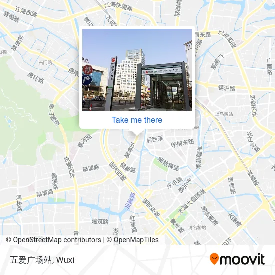 五爱广场站 map