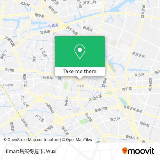 Emart易买得超市 map