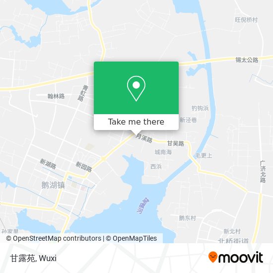 甘露苑 map