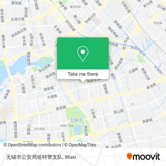 无锡市公安局巡特警支队 map