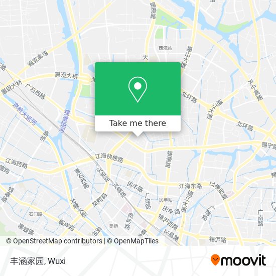 丰涵家园 map
