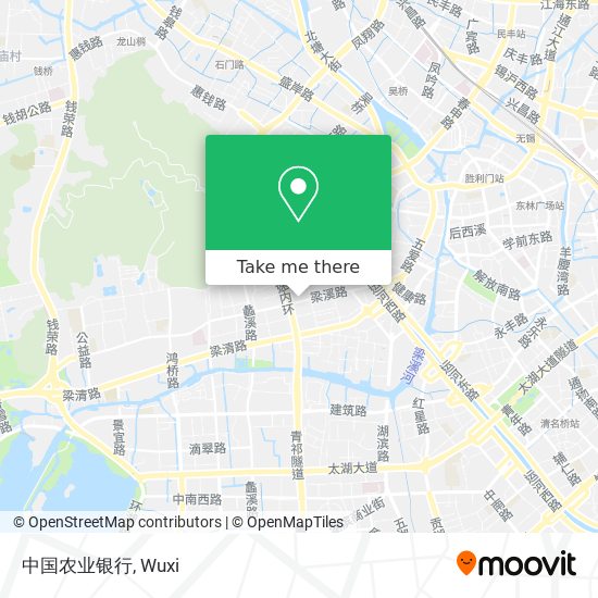 中国农业银行 map