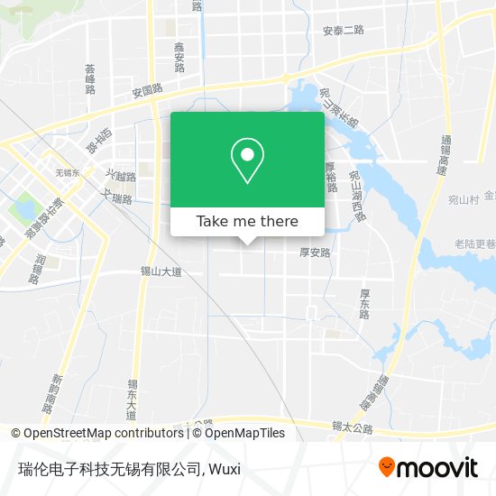 瑞伦电子科技无锡有限公司 map