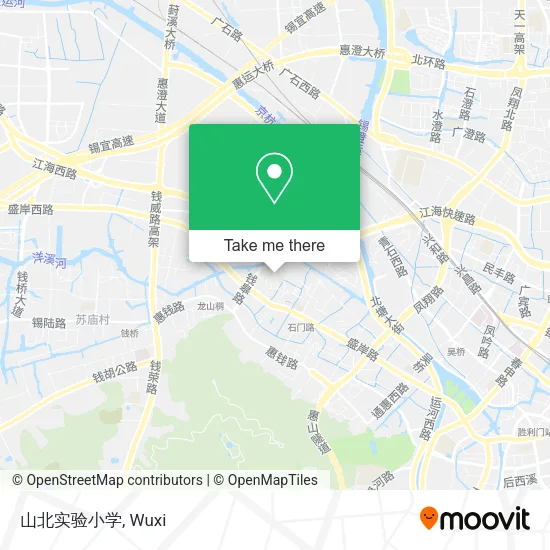 山北实验小学 map