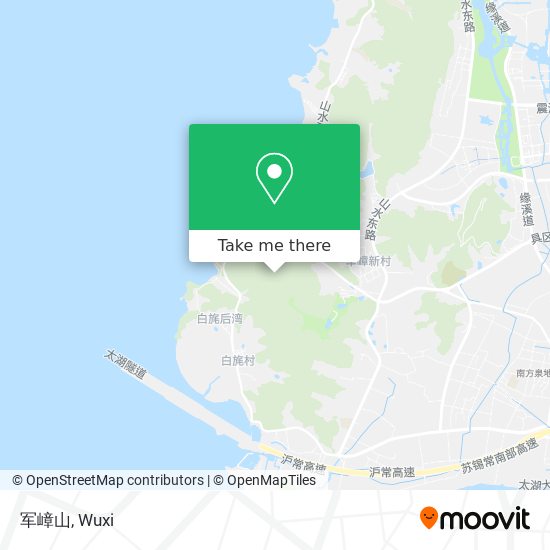 军嶂山 map