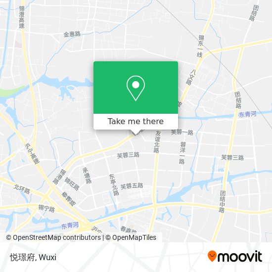 悦璟府 map