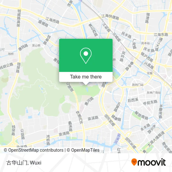 古华山门 map