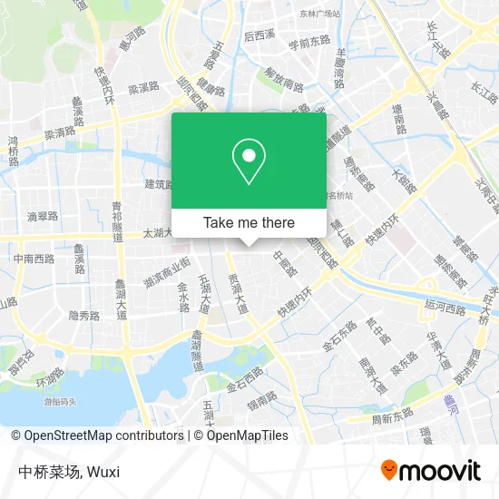 中桥菜场 map