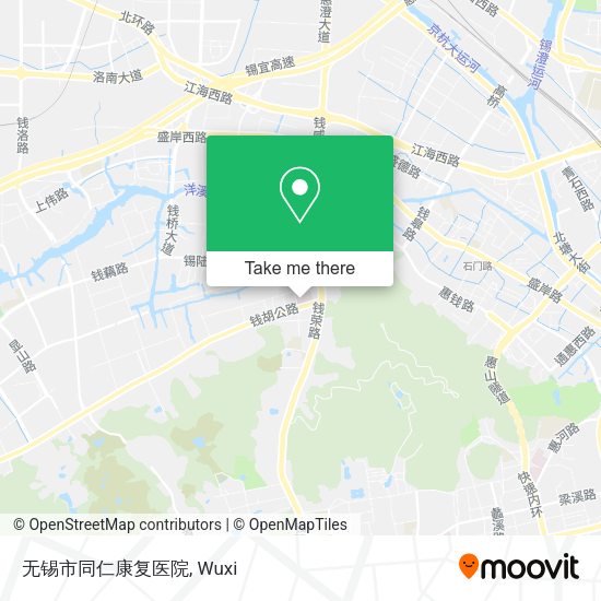 无锡市同仁康复医院 map