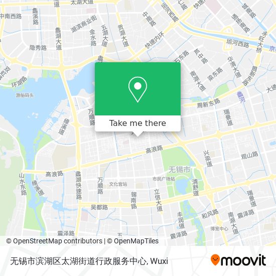 无锡市滨湖区太湖街道行政服务中心 map