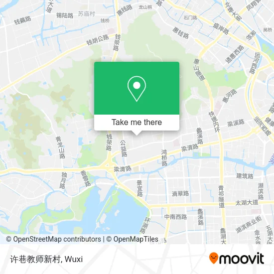 许巷教师新村 map