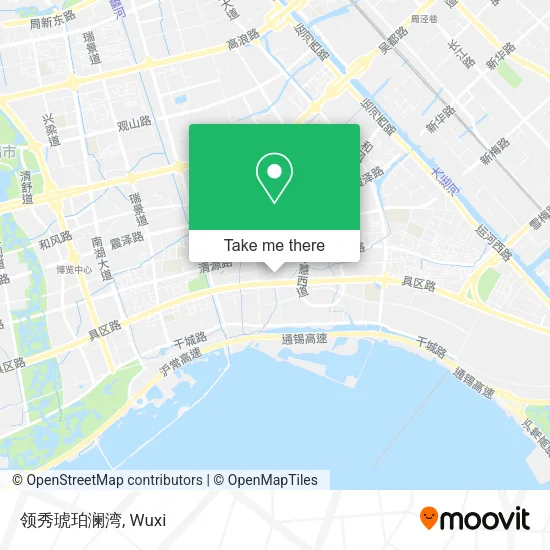 领秀琥珀澜湾 map