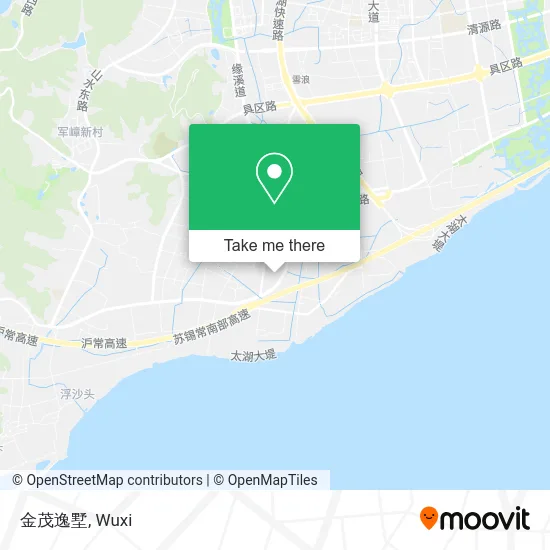 金茂逸墅 map