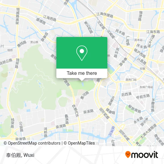 泰伯殿 map