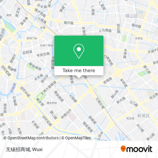 无锡招商城 map